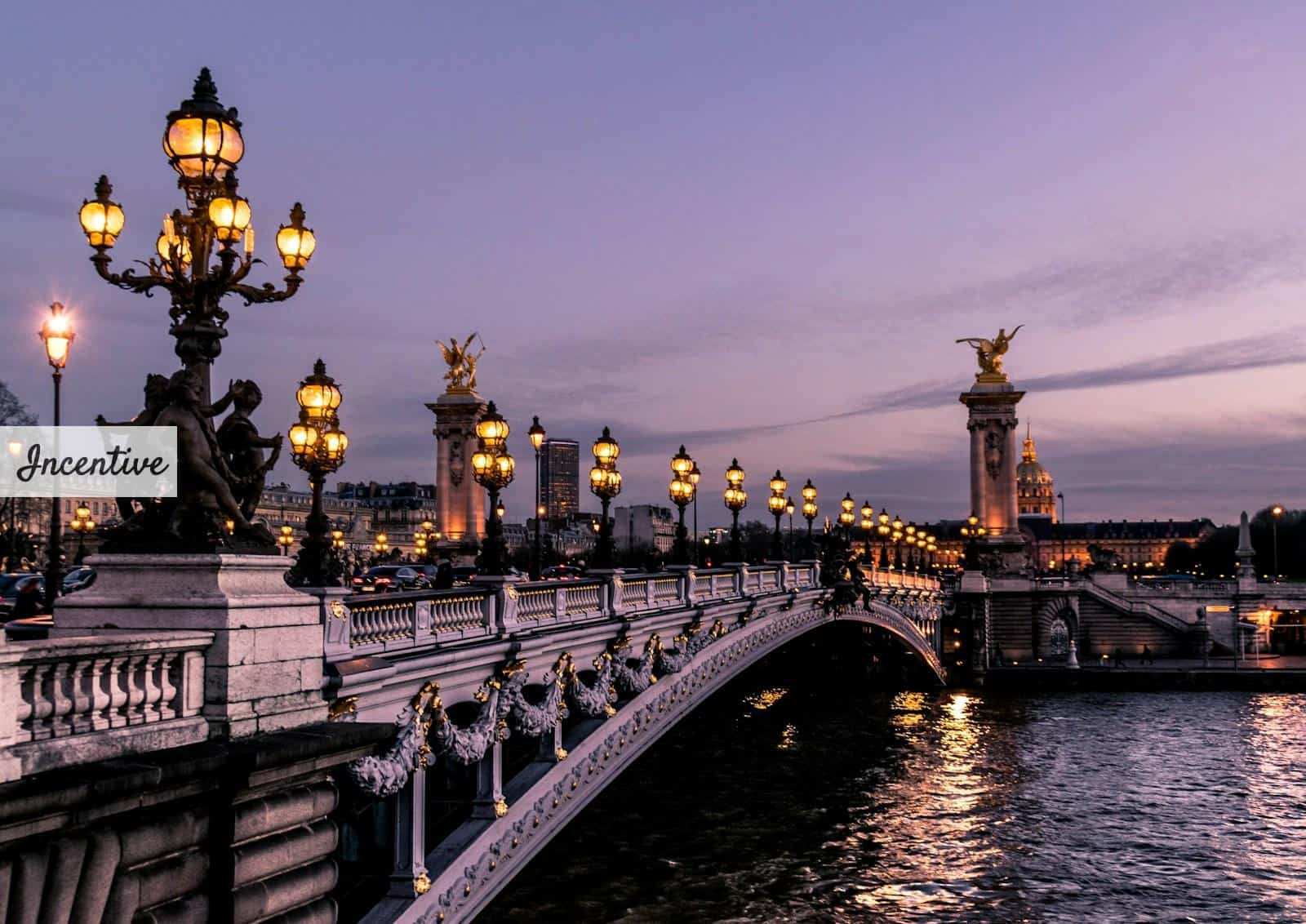 bridge during night time